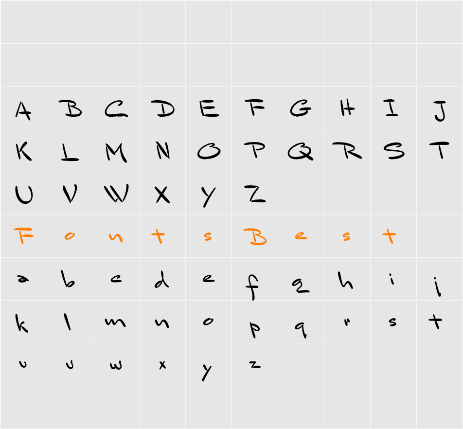 Bluelmin Sandsfort Character Map