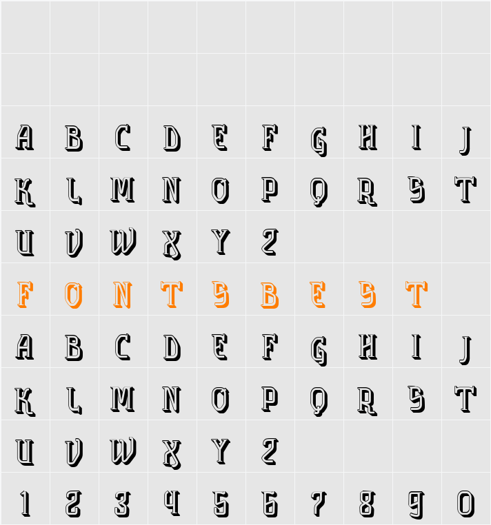 vtks solution 3d Character Map