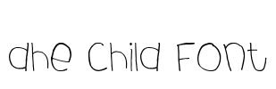 dhe child font Font Image