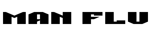 Man Flu Font Image