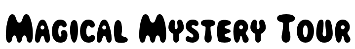 Magical Mystery Tour Font Image