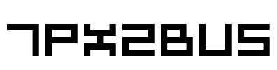 7px2bus Font Image