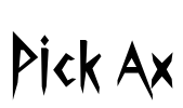 Pick Ax