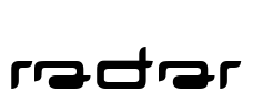 radar Font Image