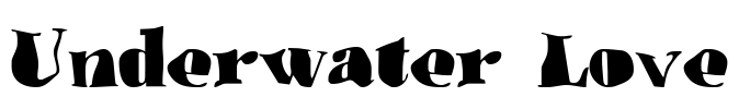 Underwater Love Font Image