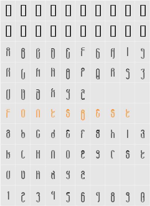LVDC Haris Character Map