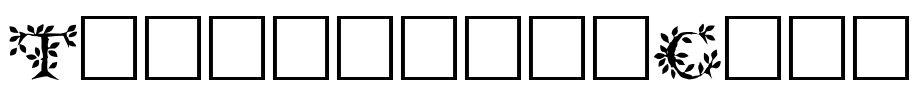 TenderleafCaps Font Image