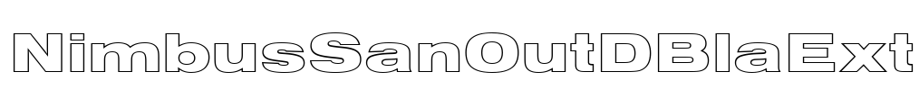 NimbusSanOutDBlaExt