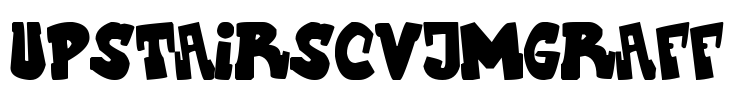 UpstairsCVJMgraff Font Image