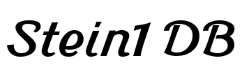 Stein1 DB Font Image