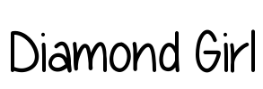 Diamond Girl Font Image
