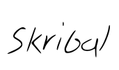 Skribal Font Image