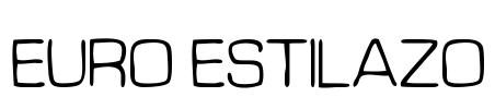 Euro Estilazo Font Image