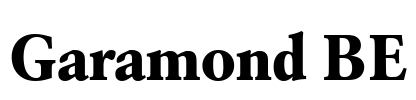 Garamond BE