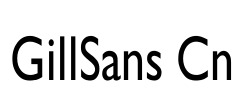 GillSans Cn