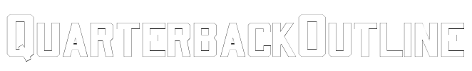 QuarterbackOutline Font Image
