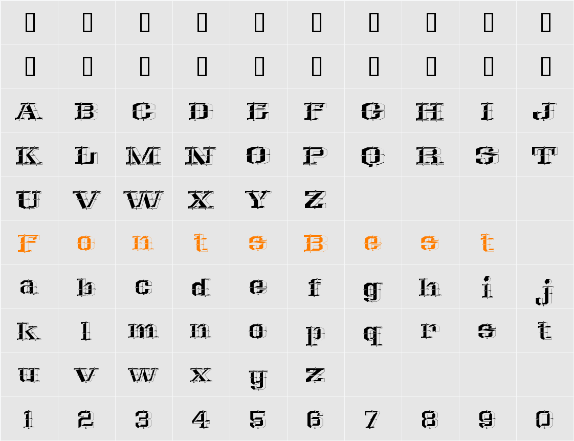 LHF Wall Dog FULL Character Map