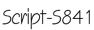 Script-S841