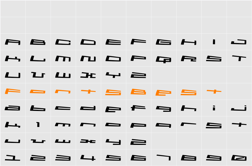 TotalKrass Character Map