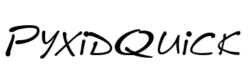 PyxidQuick Font Image