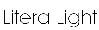 Litera-Light Font Image