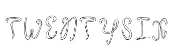 Twentysix Font Image