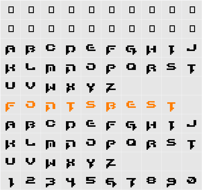 Runstop Restore Character Map
