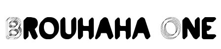 Brouhaha One Font Image