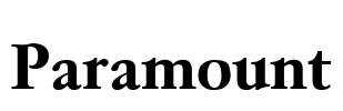 Paramount Font Image