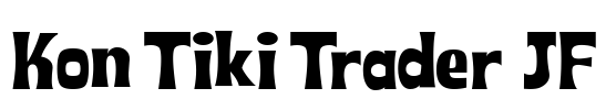 Kon Tiki Trader JF Font Image