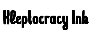 Kleptocracy Ink Font Image