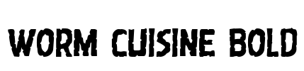 Worm Cuisine Bold