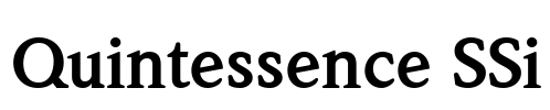Quintessence SSi Font Image