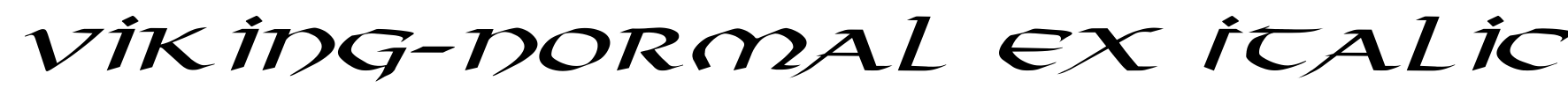 Viking-Normal Ex Italic