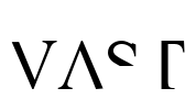 VAST Font Image