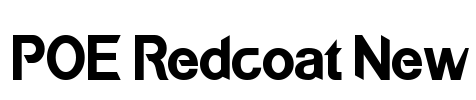 POE Redcoat New Font Image
