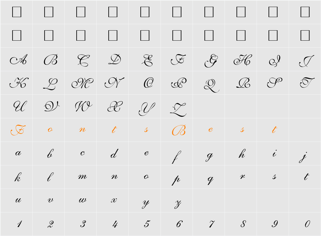 ShirleyVolante Character Map