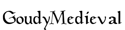 GoudyMedieval