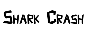 Shark Crash Font Image