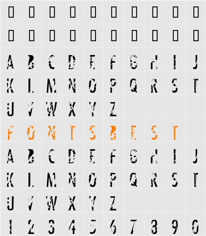 Tanline Character Map
