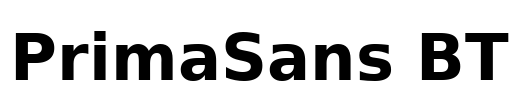 PrimaSans BT