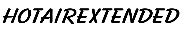 HotAirExtended Font Image