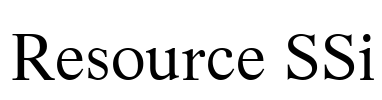 Resource SSi Font Image