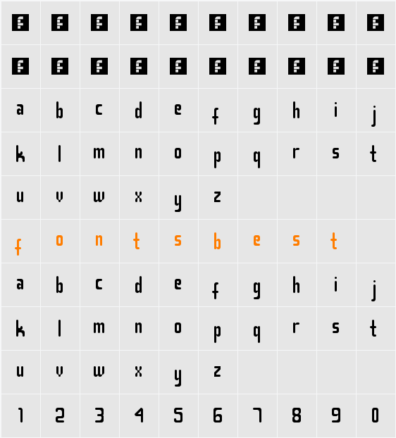 Smasasinema Character Map