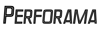 Perforama Font Image
