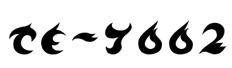 TE-7002 Font Image