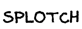 Splotch Font Image