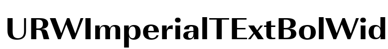 URWImperialTExtBolWid