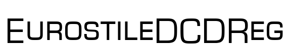 EurostileDCDReg