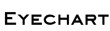 Eyechart Font Image
